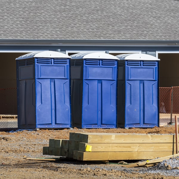 what is the maximum capacity for a single porta potty in Kilauea